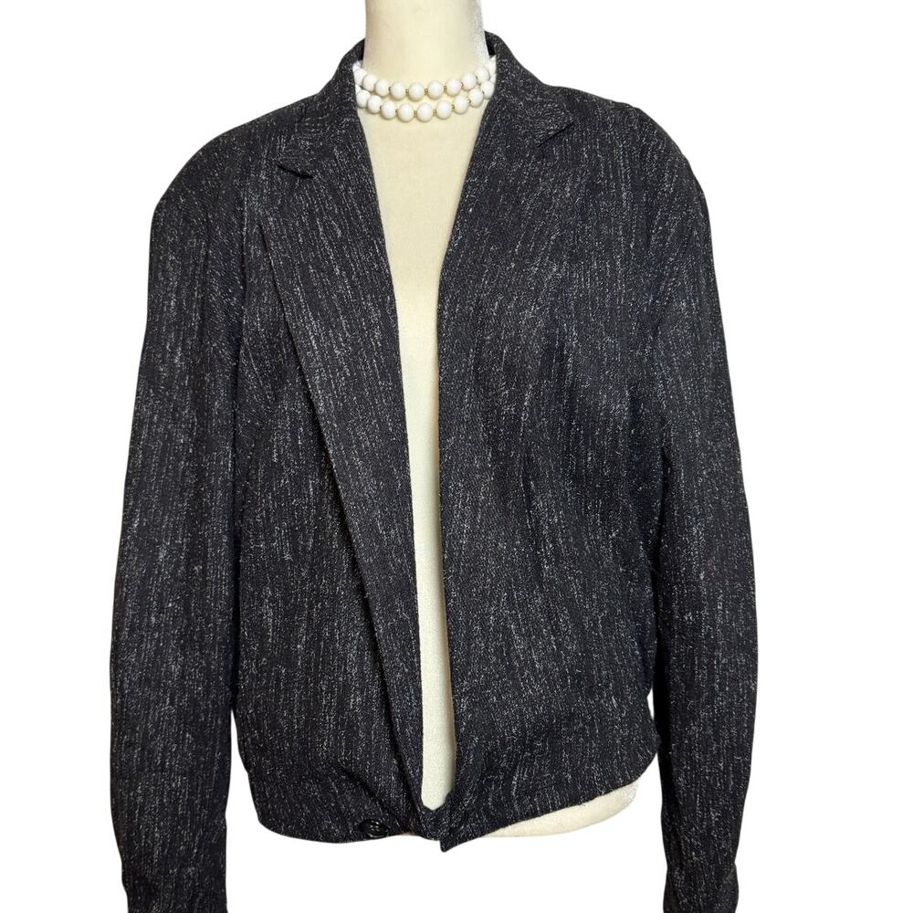 Vintage 80s 90s Touch Gray blazer Oversized Medium